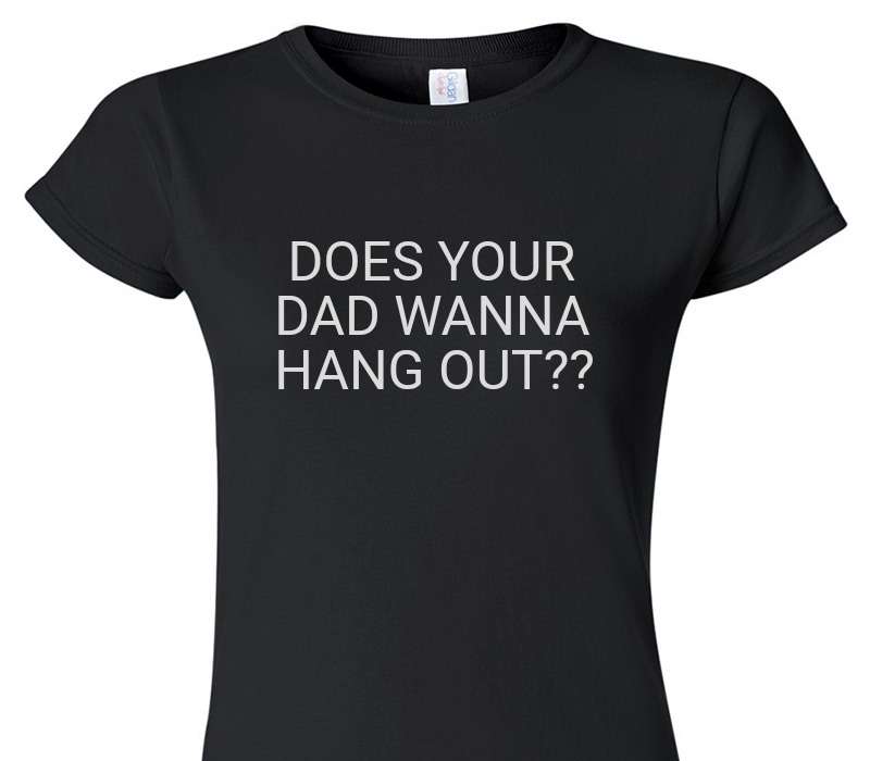 Custom Womens Soft Style 100% Cotton Black T-Shirt