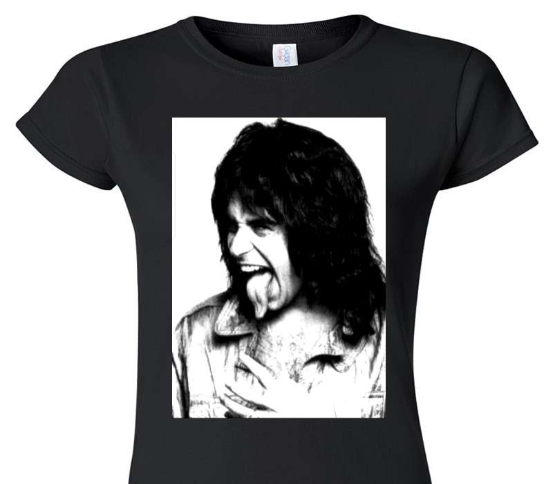 Custom Womens Soft Style 100% Cotton Black T-Shirt