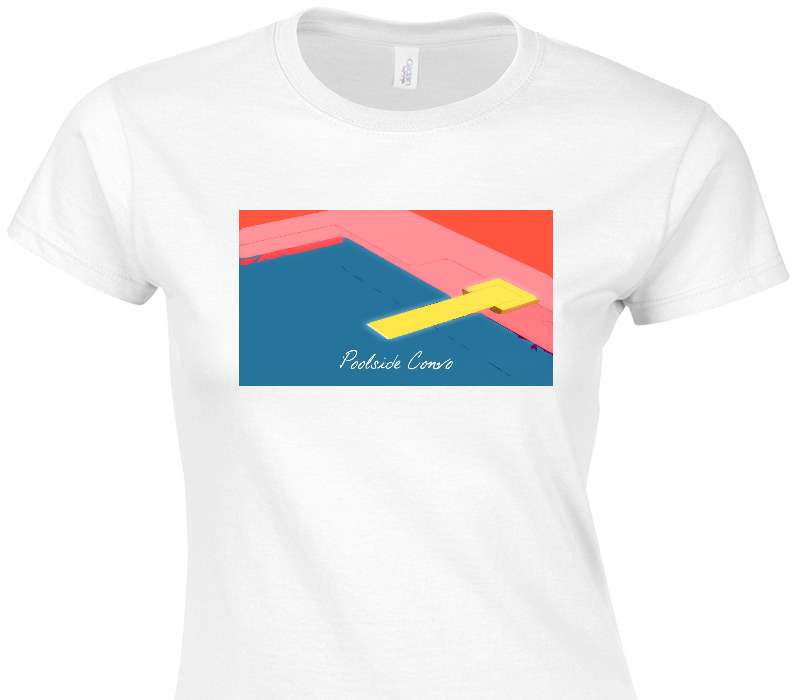 Custom Womens Soft Style 100% Cotton White T-Shirt