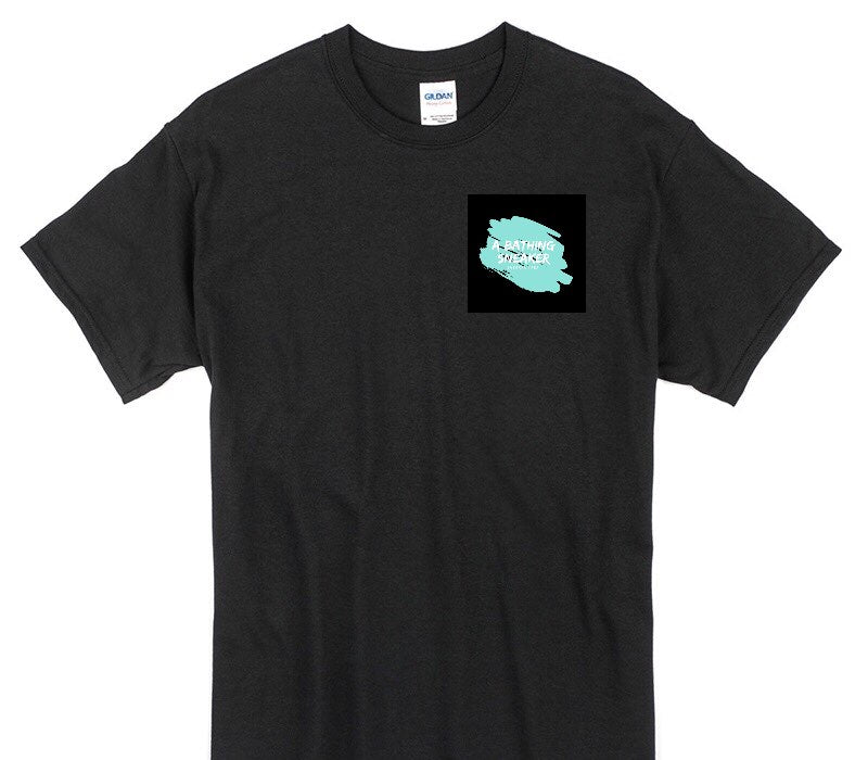 Custom Gildan 100% Cotton Black T-Shirt