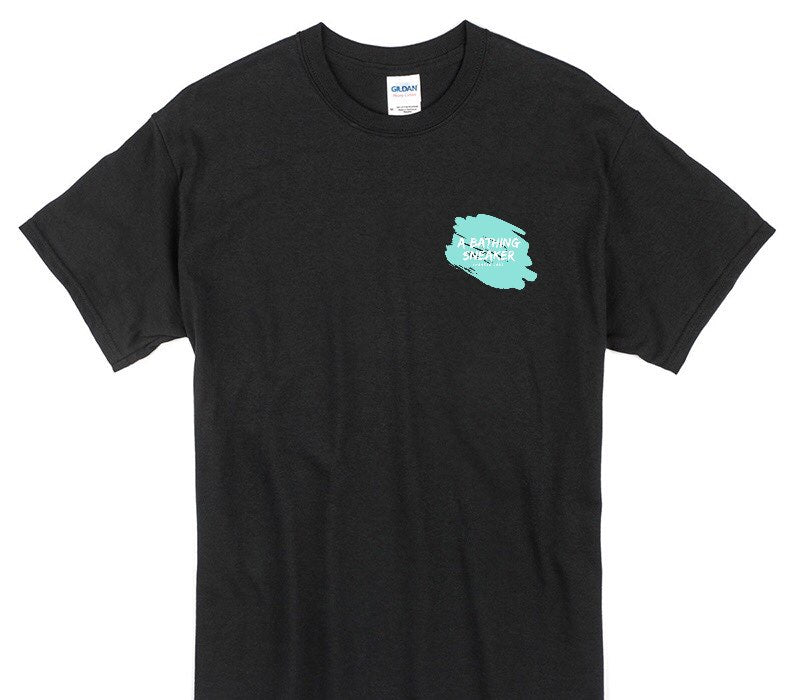 Custom Gildan 100% Cotton Black T-Shirt