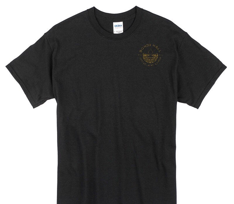 Custom Gildan 100% Cotton Black T-Shirt