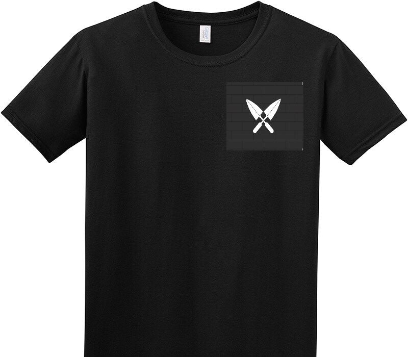 Custom Adult Soft Style 100% Cotton Black T-Shirt