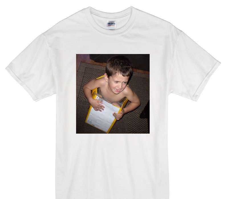 Custom Gildan 100% Cotton White T-Shirt