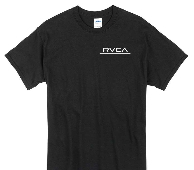 Custom Gildan 100% Cotton Black T-Shirt