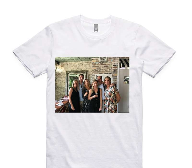 Custom AS Colour 100% Cotton White T-Shirt