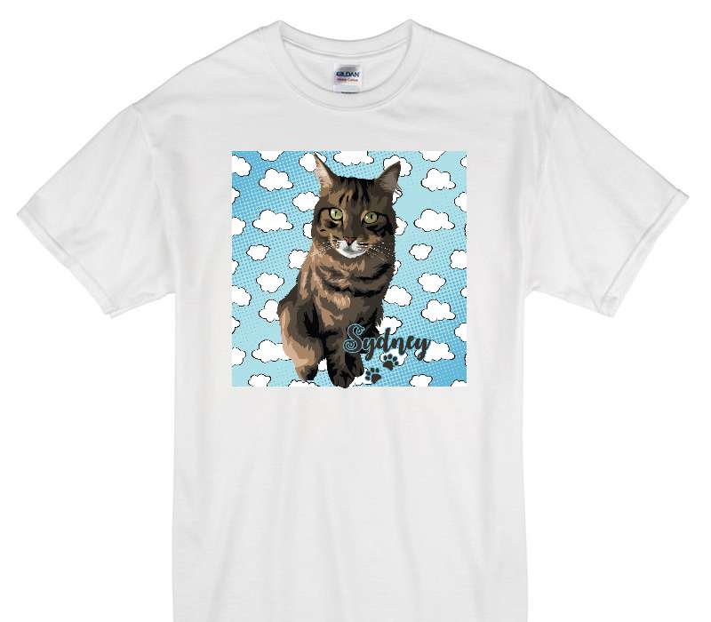 Custom Gildan 100% Cotton White T-Shirt