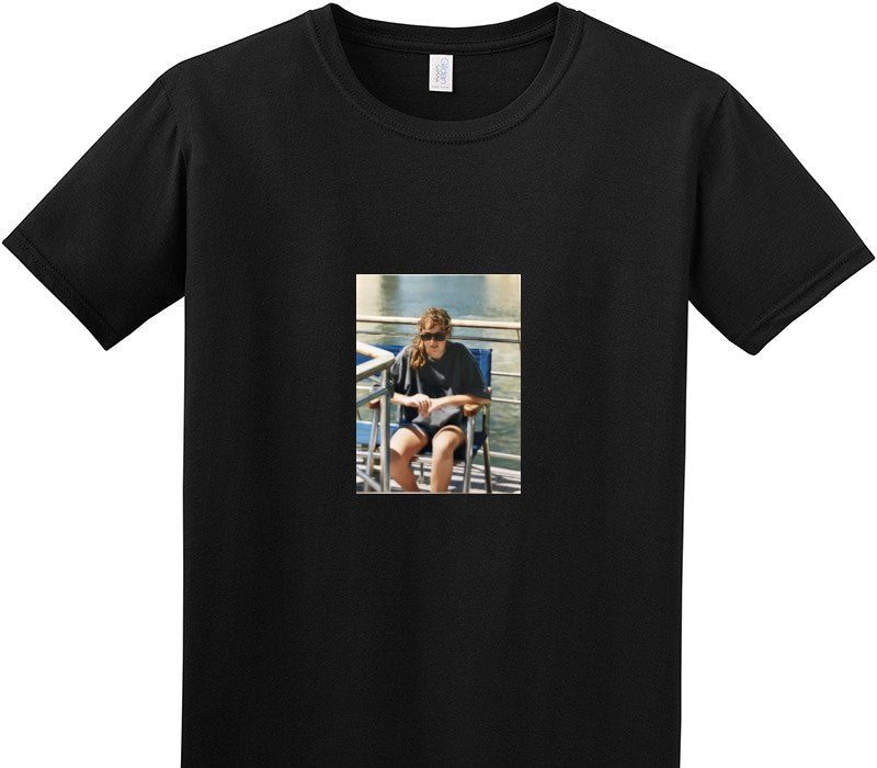 Custom Adult Soft Style 100% Cotton Black T-Shirt