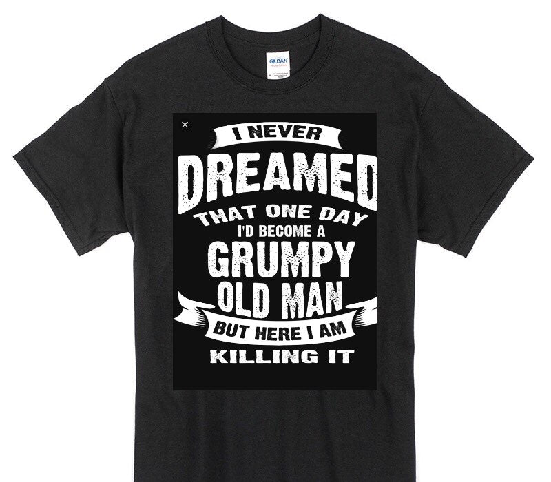 Custom Gildan 100% Cotton Black T-Shirt