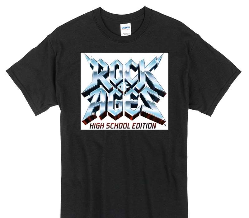 Custom Gildan 100% Cotton Black T-Shirt