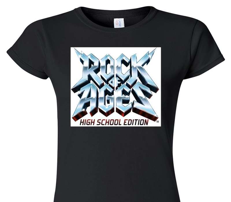 Custom Womens Soft Style 100% Cotton Black T-Shirt