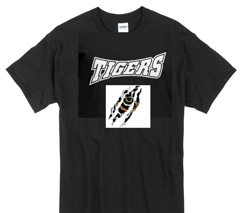Custom Gildan 100% Cotton Black T-Shirt