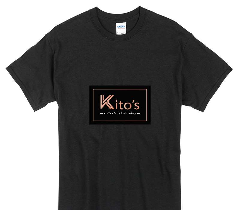 Custom Gildan 100% Cotton Black T-Shirt