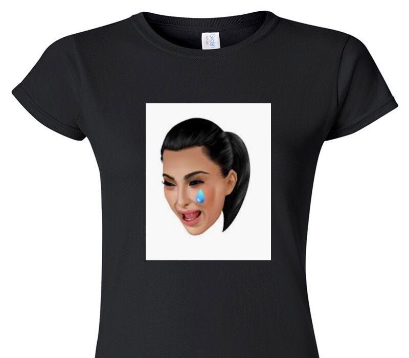 Custom Womens Soft Style 100% Cotton Black T-Shirt