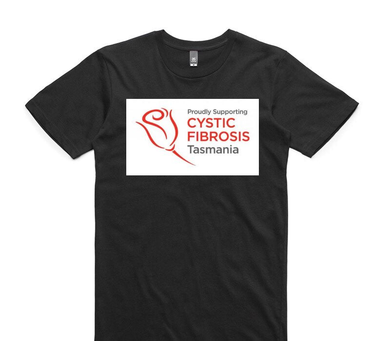 Custom AS Colour 100% Cotton Black T-Shirt