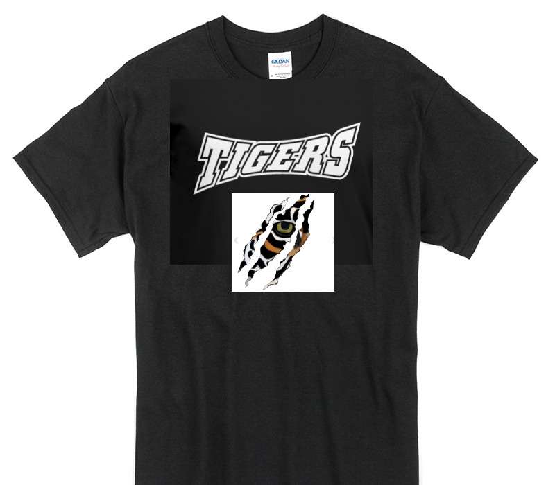 Custom Gildan 100% Cotton Black T-Shirt