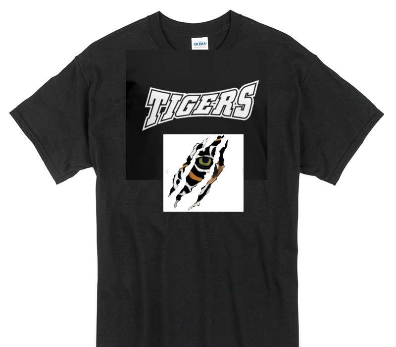 Custom Gildan 100% Cotton Black T-Shirt
