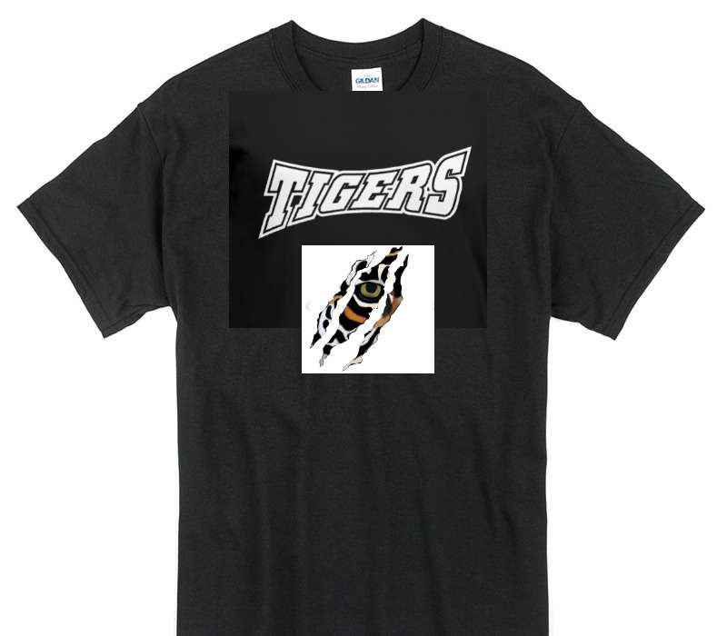 Custom Gildan 100% Cotton Black T-Shirt