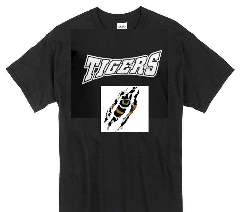 Custom Gildan 100% Cotton Black T-Shirt