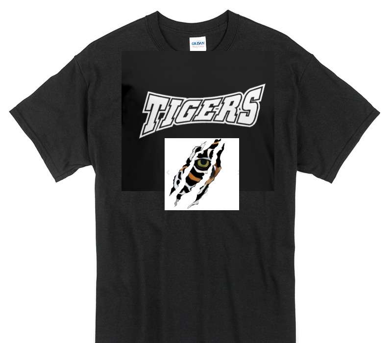 Custom Gildan 100% Cotton Black T-Shirt