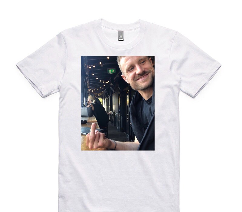 Custom AS Colour 100% Cotton White T-Shirt