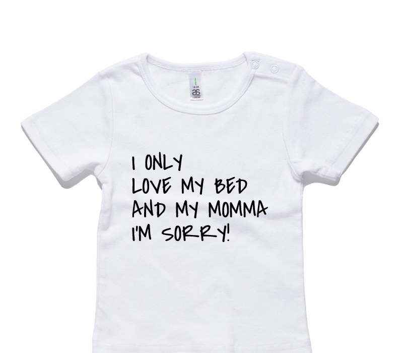 Custom AS Colour White Baby T-Shirt
