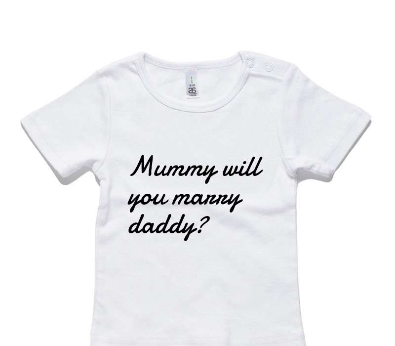 Custom AS Colour White Baby T-Shirt