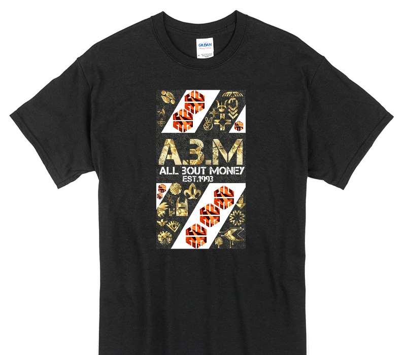 Custom Gildan 100% Cotton Black T-Shirt