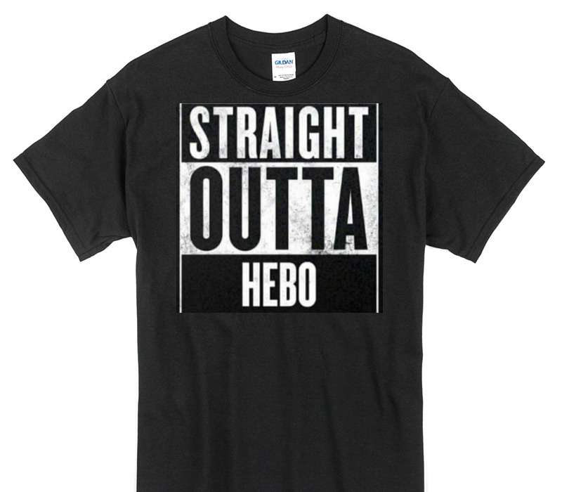 Custom Gildan 100% Cotton Black T-Shirt
