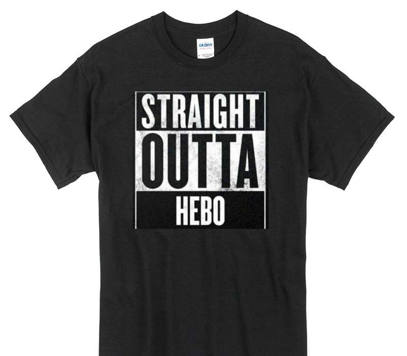 Custom Gildan 100% Cotton Black T-Shirt