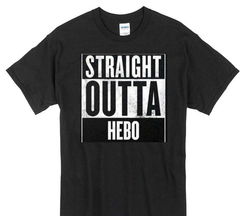 Custom Gildan 100% Cotton Black T-Shirt