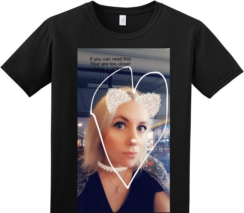 Custom Adult Soft Style 100% Cotton Black T-Shirt