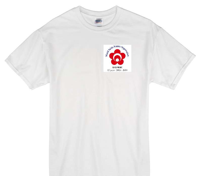 Custom Gildan 100% Cotton White T-Shirt