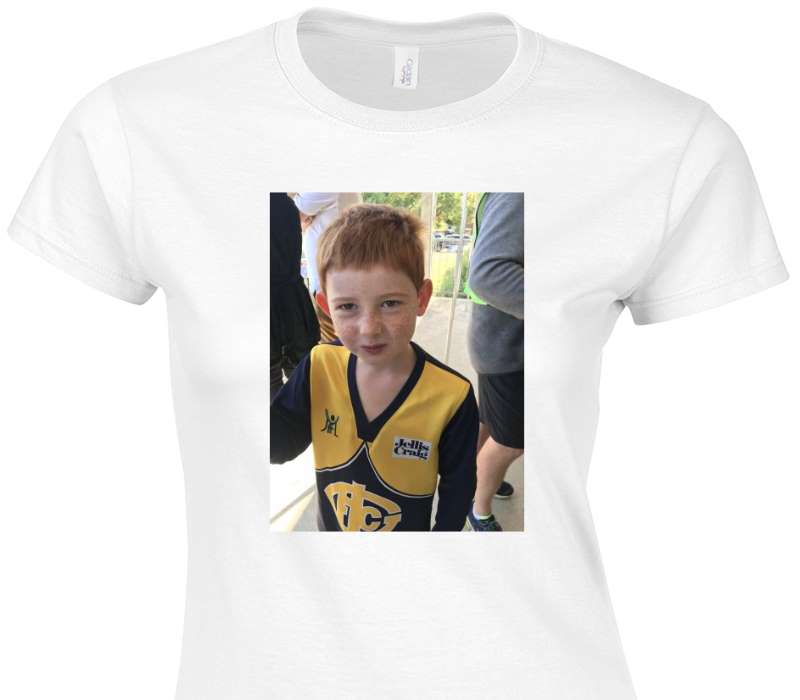 Custom Womens Soft Style 100% Cotton White T-Shirt