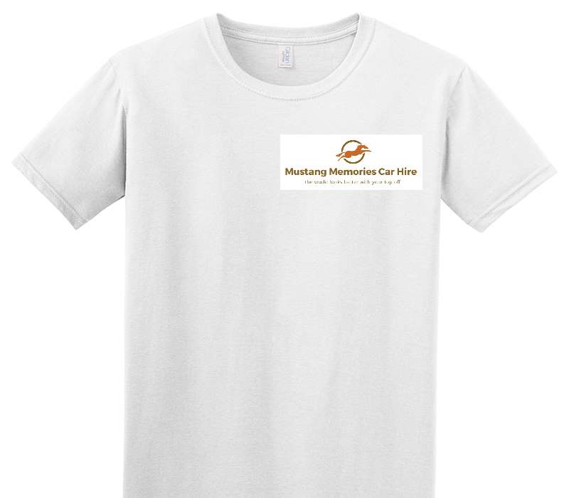 Custom Adult Soft Style 100% Cotton White T-Shirt