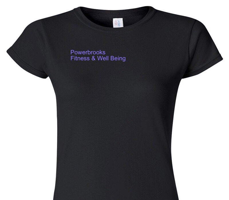 Custom Womens Soft Style 100% Cotton Black T-Shirt