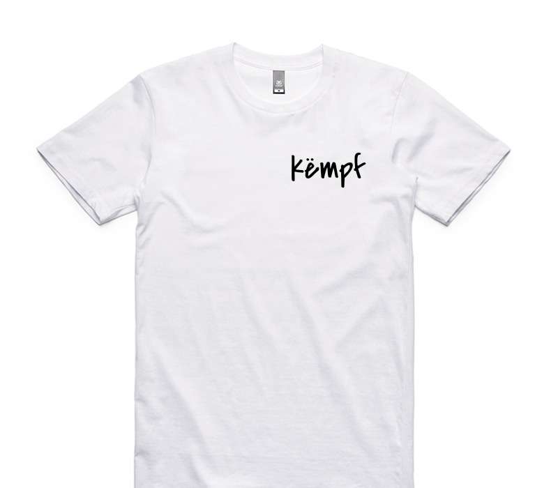 Custom AS Colour 100% Cotton White T-Shirt