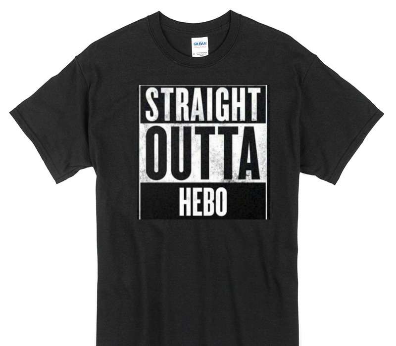 Custom Gildan 100% Cotton Black T-Shirt