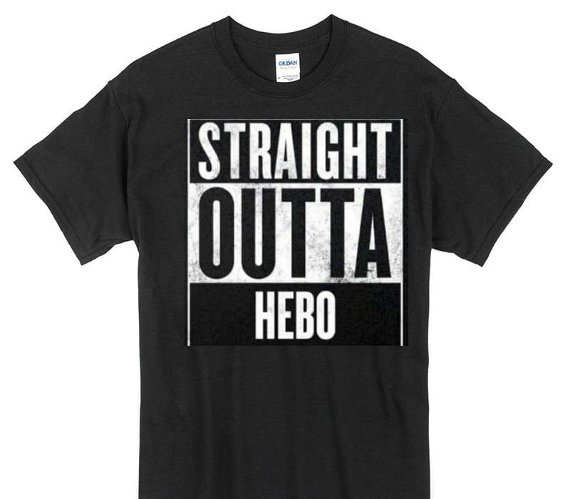Custom Gildan 100% Cotton Black T-Shirt