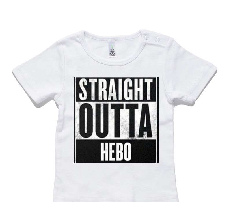 Custom AS Colour White Baby T-Shirt