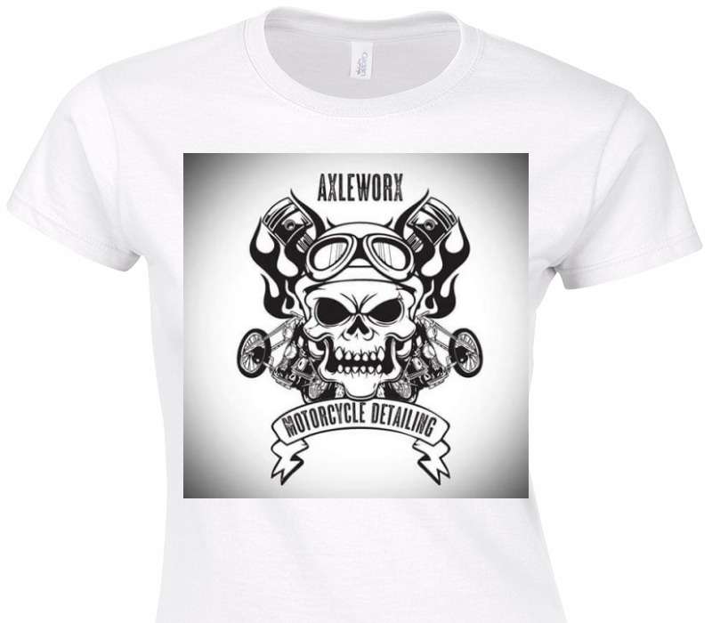 Custom Womens Soft Style 100% Cotton White T-Shirt
