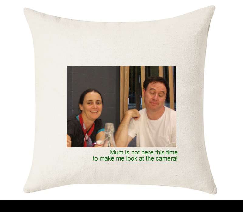 Custom Cushion Cover 50cm x 50 cm Off White