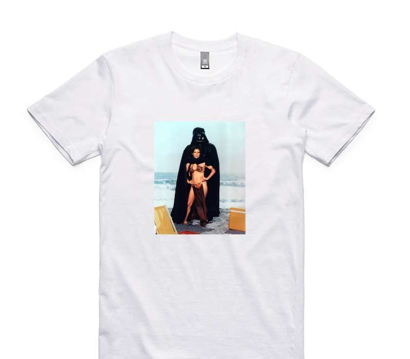 Custom AS Colour 100% Cotton White T-Shirt