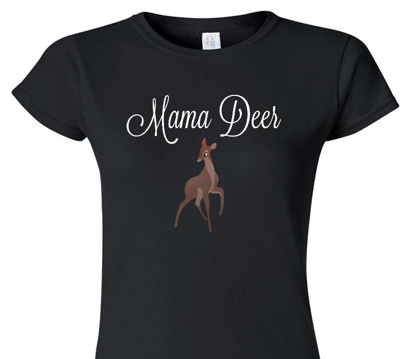 Custom Womens Soft Style 100% Cotton Black T-Shirt
