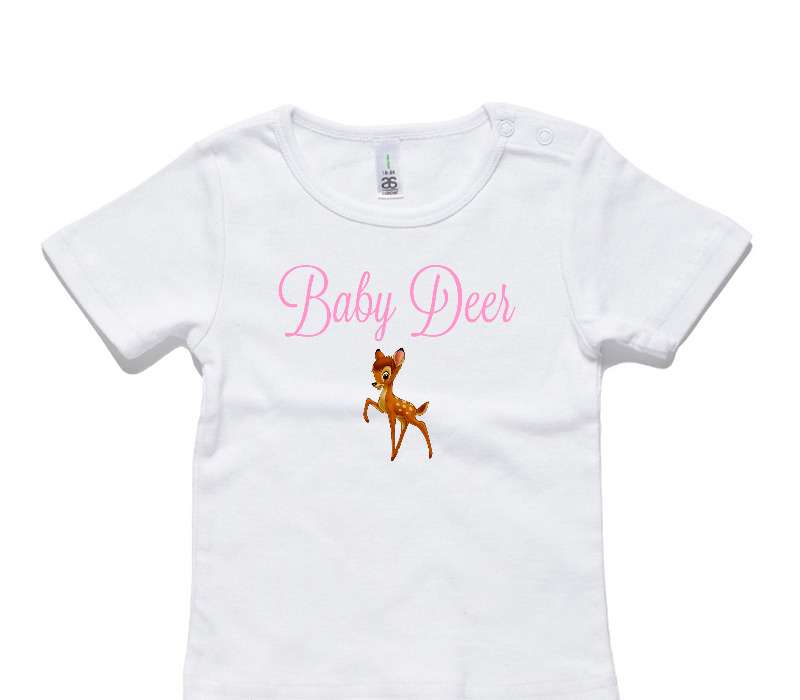 Custom AS Colour White Baby T-Shirt