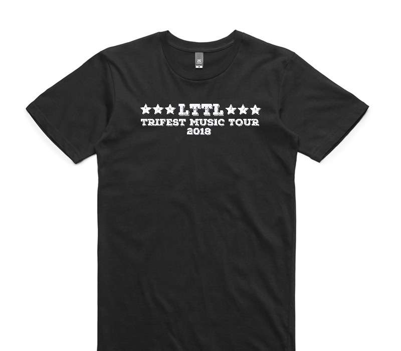 Custom AS Colour 100% Cotton Black T-Shirt
