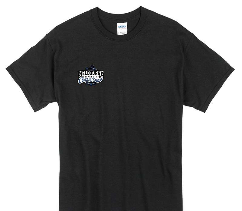 Custom Gildan 100% Cotton Black T-Shirt