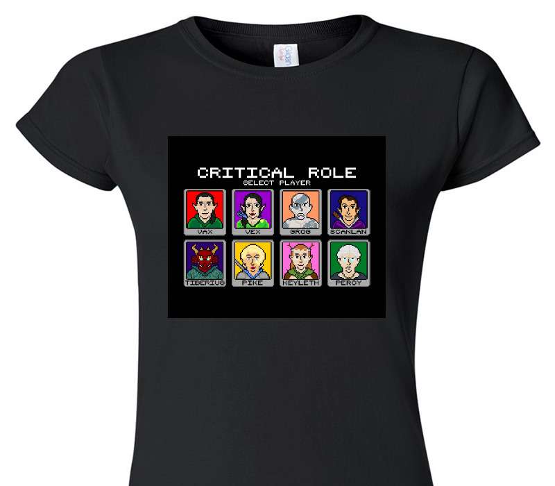 Custom Womens Soft Style 100% Cotton Black T-Shirt