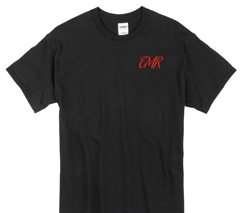 Custom Gildan 100% Cotton Black T-Shirt