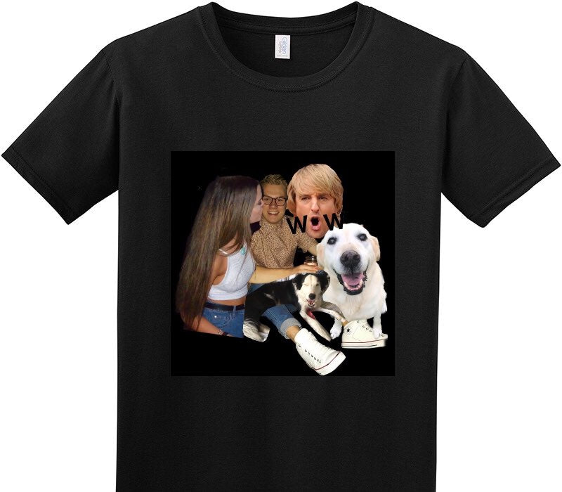 Custom Adult Soft Style 100% Cotton Black T-Shirt